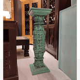 Indian Hand Carved Solid Wood Side Table 03